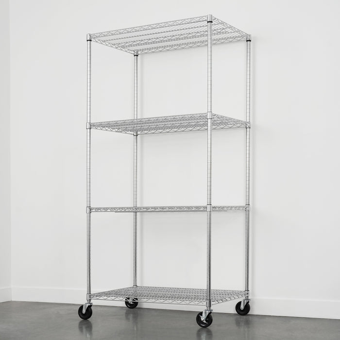 24" x 36" x 72" 4-Tier Wire Rack