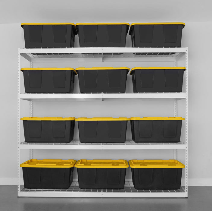 24" x 92" x 84" Heavy-Duty Garage Shelving