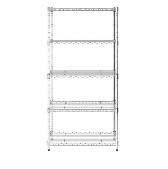 14" x 30" x 60" 5-Tier Wire Rack