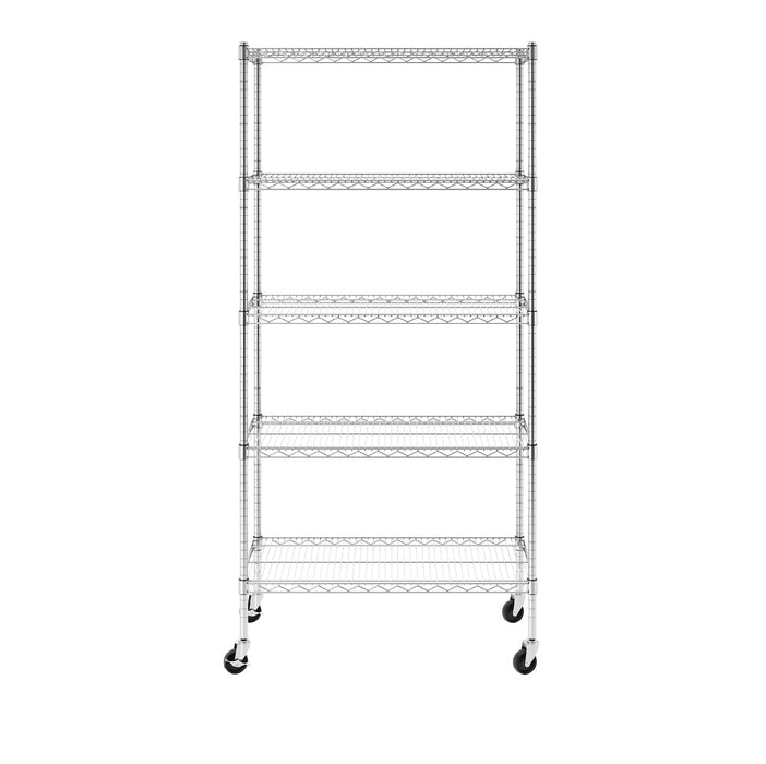 18" x 36" x 72" 5-Tier Wire Rack