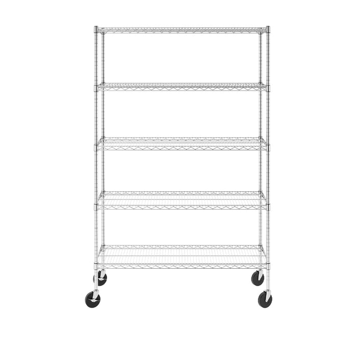 18" x 48" x 72" 5-Tier Wire Rack