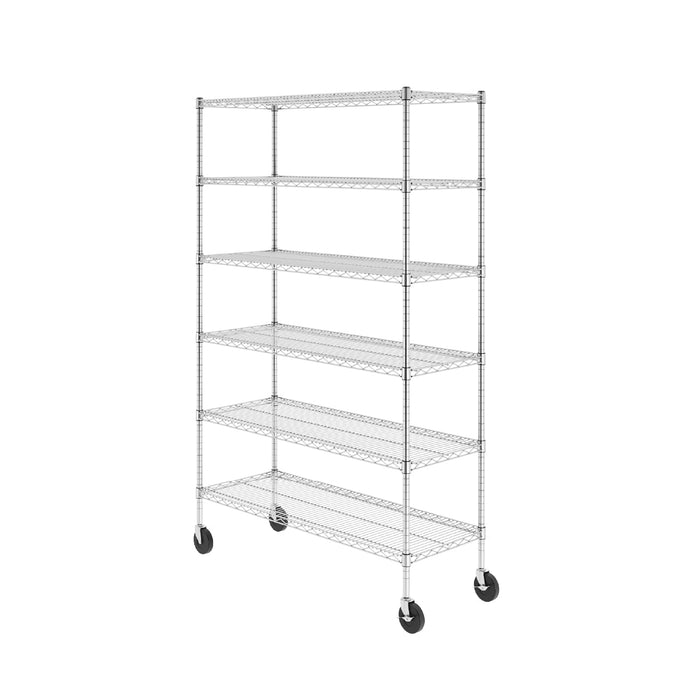 18" x 48" x 72" 6-Tier Wire Rack