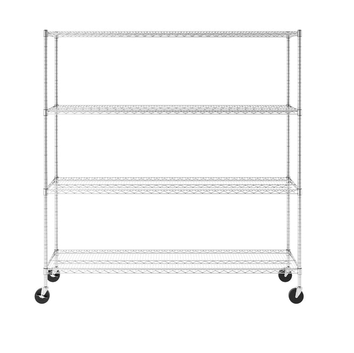 18" x 72" x 72" 4-Tier Wire Rack