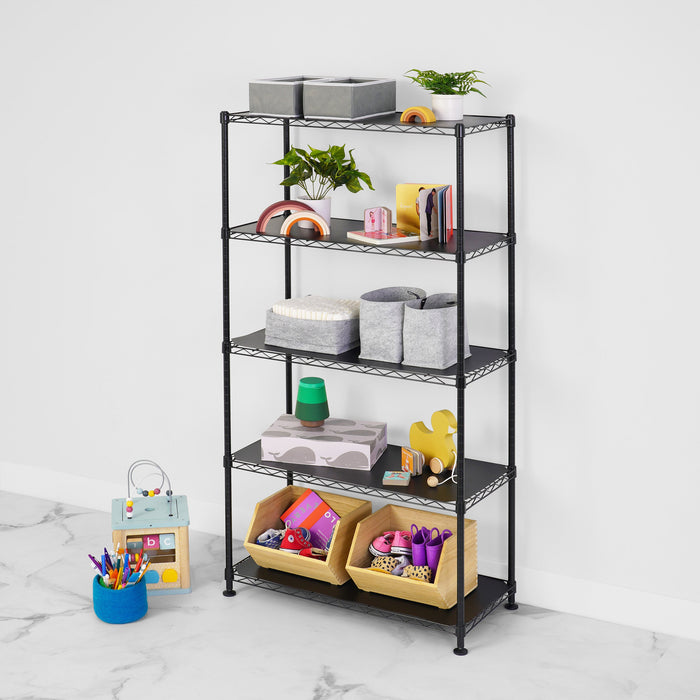 14" x 30" x 60" 5-Tier Wire Rack