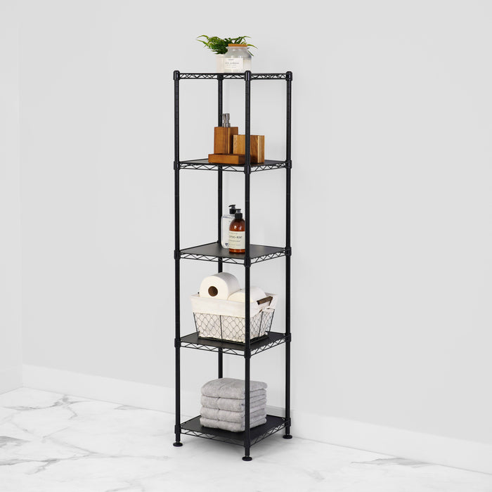 14" x 14" x 60" 5-Tier Wire Rack