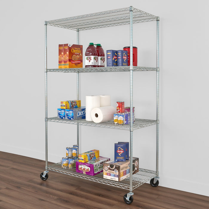 24" x 48" x 72" 4-Tier Wire Rack