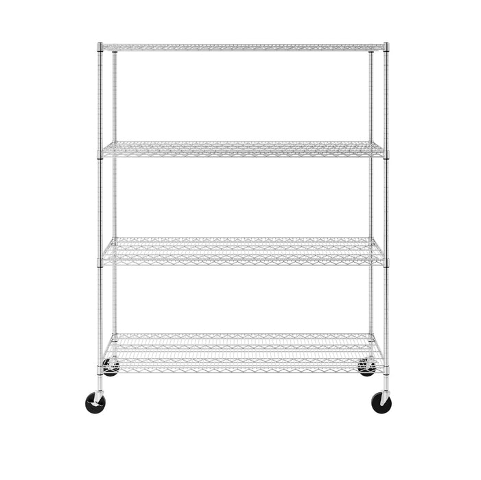 24" x 60" x 72" 4-Tier Wire Rack