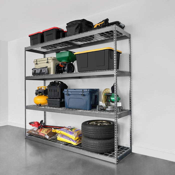 24" x 92" x 84" Heavy-Duty Garage Shelving