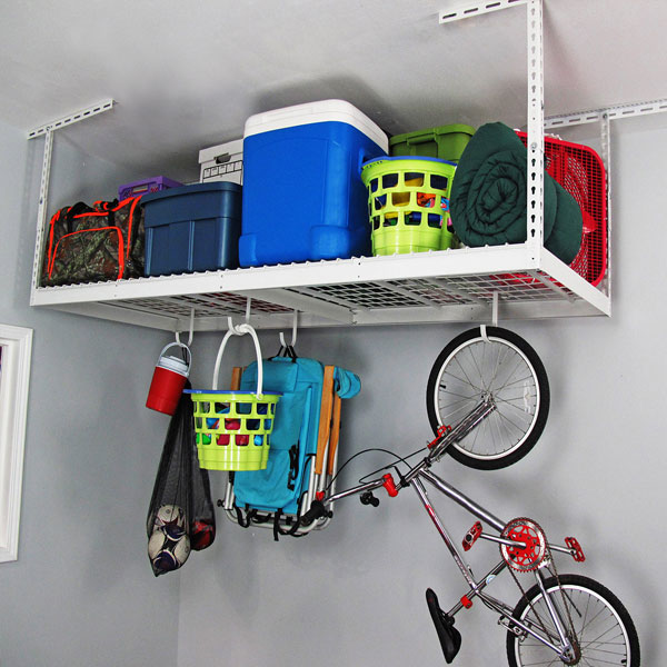 3' x 8' Overhead Garage Storage Rack