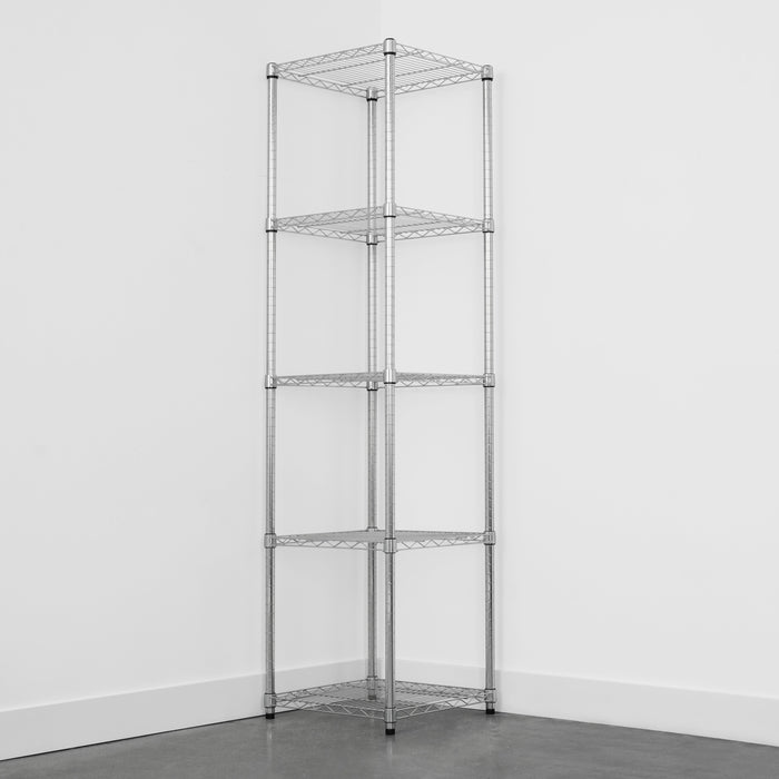 18" x 18" x 72" 5-Tier Wire Rack